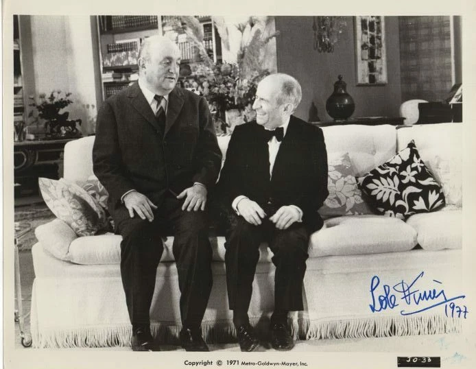 Louis de Funés + Autogramm + Funes Autograph Nein? Doch! Oh! Camouflage – Hasch