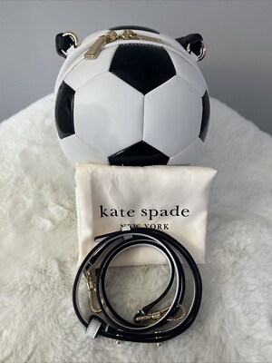 NWT Kate Spade Kickoff 3D Soccer Ball Top Handle Crossbody Bag