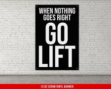 Fitness Motivational Banner - Gym Wall Art - Sports Inspiration