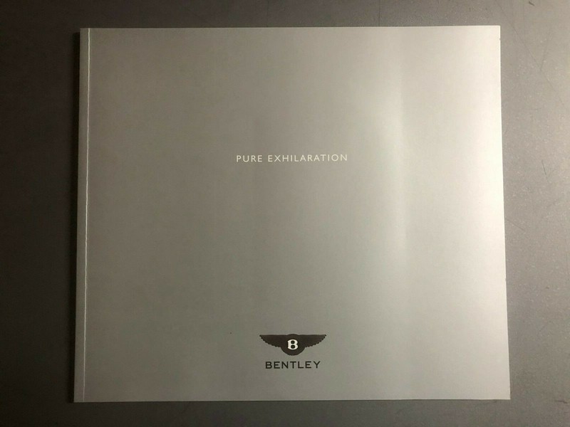 2002 Bentley Showroom Advertising Sales Brochure - RARE!! Awesome L@@K