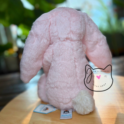 Jellycat Original BASHFUL PINK BUNNY Medium New BNWT Light Soft