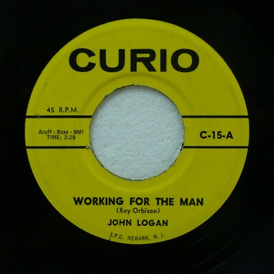 J. LOGAN Working for the Man / J. GREY & A. JACKS Desafinado 45 7'' Single