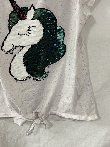 Blush By Us Angels Girls Youths Cotton Unicorn Shirt Top Size 10/12 - Picture 4 of 13