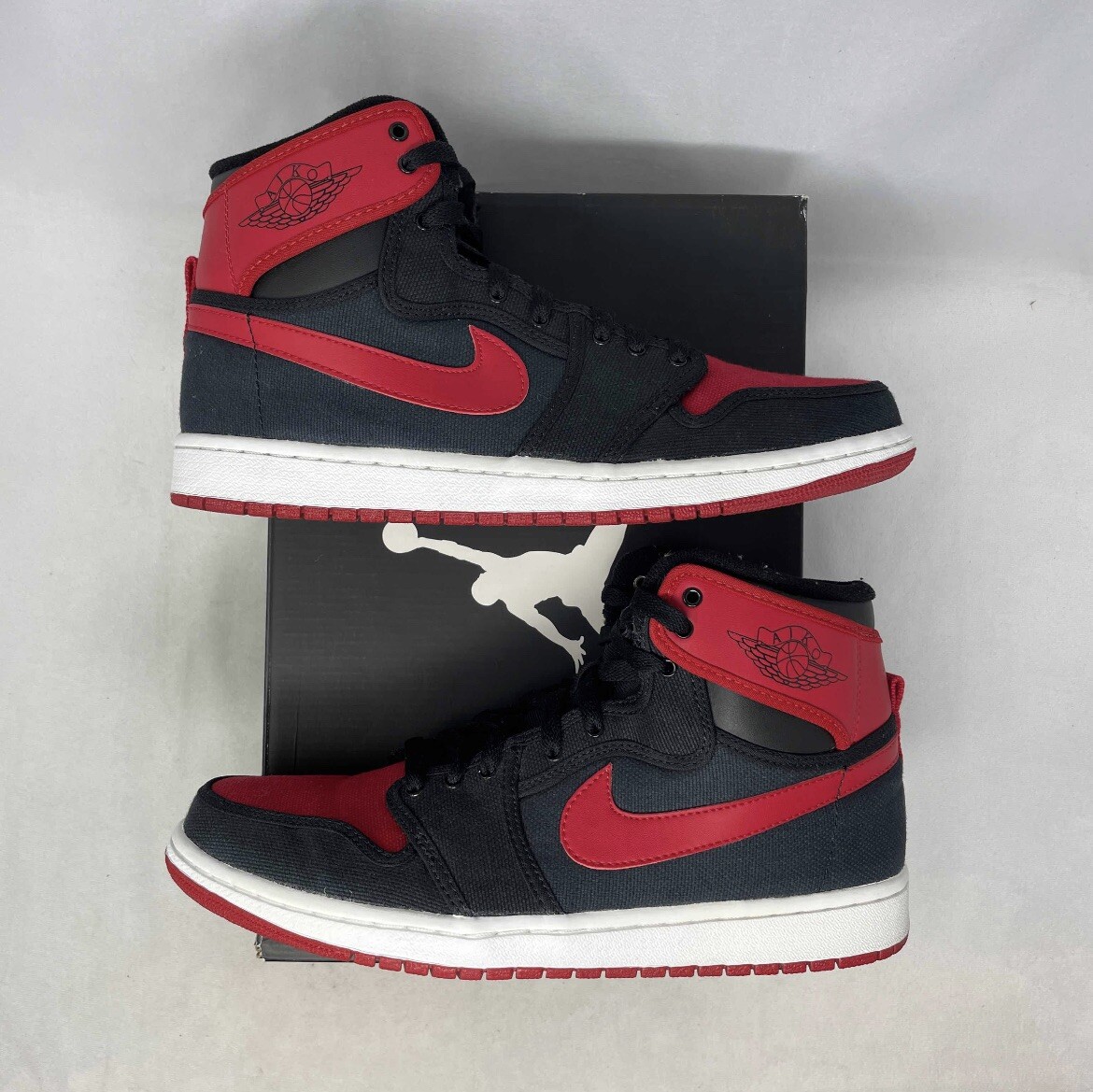 Air Jordan 1 Retro AJKO Hi KO Bred Black Varsity Red White 2012 402297-001 sz 10 Size 10 - Air Jordan AJKO Retro High Bred for sale online | eBay main image 3