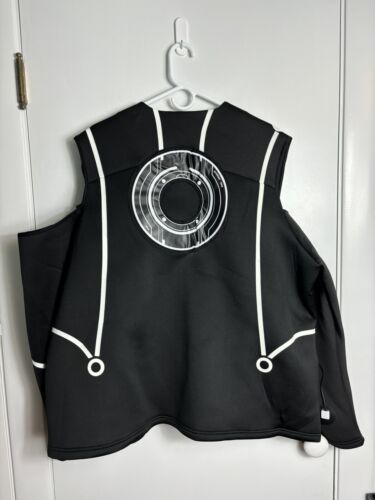 NEW Disney Tron Jacket Adult Black Blue Lightcycle Run Light Up Costume SZ XXXL - Picture 2 of 14