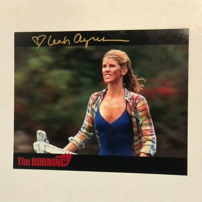 Leah Ayres Actress " THE BURNING " Autographed Hand Signed 8x10 | eBay