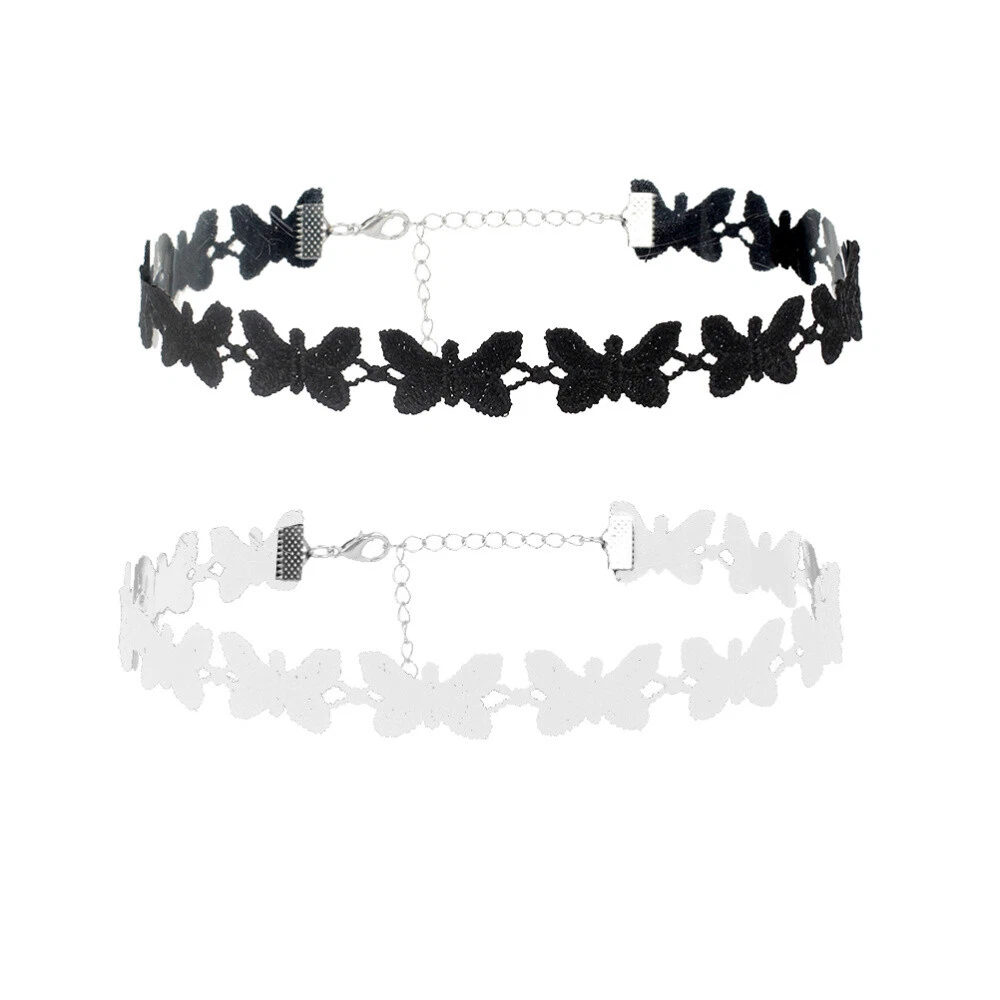 VETEMENTS 2PCS Girocollo Collana Decorativa Maglione Vestiti Accessori Collana Collana Collana