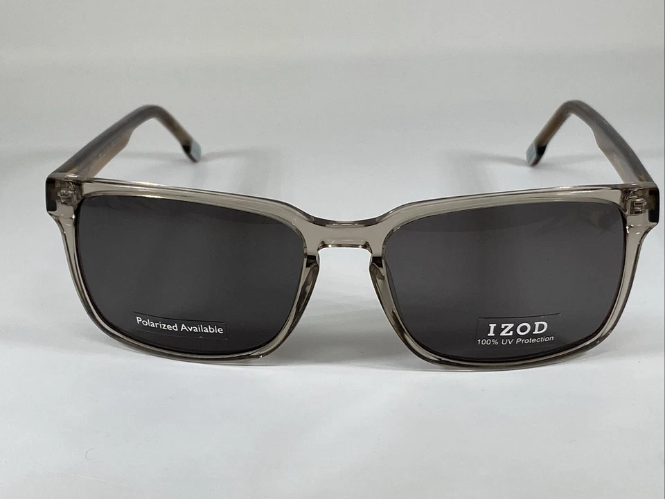 Gafas de sol IZOD IZ786 NOS marrón beige cristal 57-17-145 Foto 2 de 4