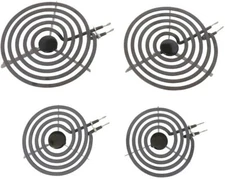 MP22YA Electric Range Burner Surface Element (2) MP15YA 6", (2) MP21YA 8" 4pcSet