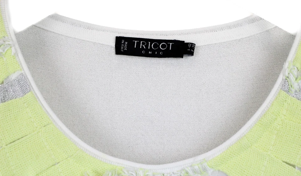 Tricot Chic T-Shirt Damen US 6 Kurzärmlig Gestrickt Glitzer Einzelheiten - Bild 4 von 4