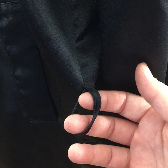 UNDERCOVER Abito da notte Victoria's Secret vintage nero abito donna taglia unica manica lunga