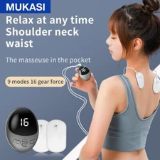Smart Massager Portable Electric Massage Patch Device Neck and Back Pain Relief