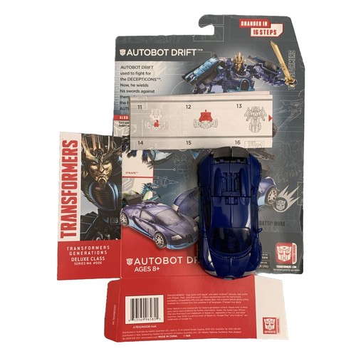 Hasbro Transformers Age Of Extinction Autobot Drift Deluxe Class Figure TF4 AoE - Picture 6 of 8