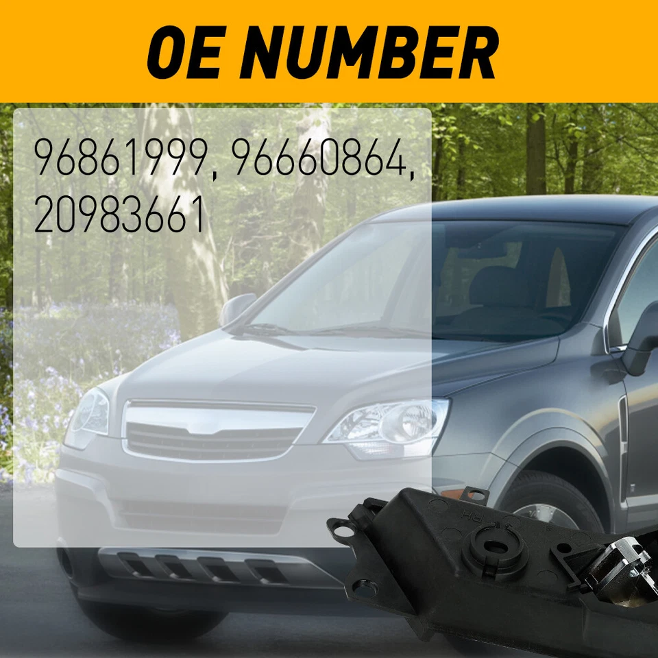 Manija interior de la puerta lateral derecha del pasajero para Chevy Captiva Sport 2012 2013 2014 2015 Foto 3 de 4