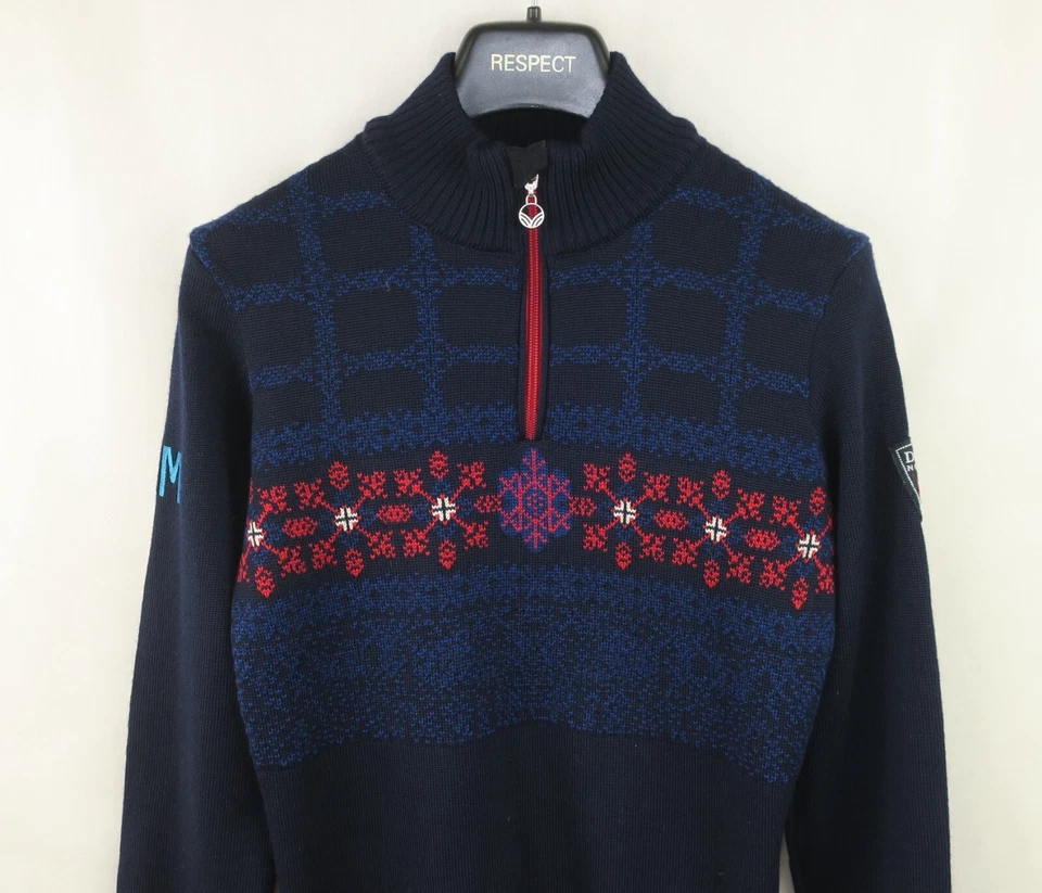 DALE OF NORWAY GORE WOMENS WOOL SWEATER JUMPER JACKET made in NORWAY size S - Image 2 of 4