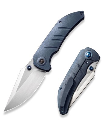 We Knife Co Riff-Raff Folding Knife 3.12'' CPM 20CV Steel Blade 6AL4V Titanium