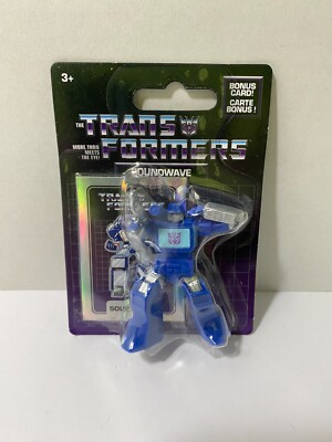 Transformers Soundwave Mini Figure with Holo Card, 2.5'', New