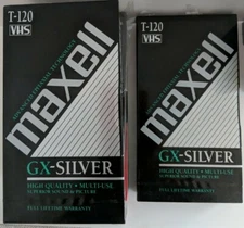 VHS Cassette Tapes T-120  Maxell  Scotch High Grade, TDK 160, FUJI , JVC NEW