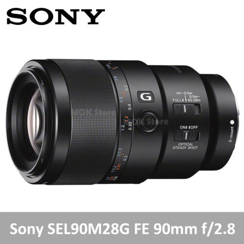Sony SEL90M28G FE 90mm f/2.8 Macro G OSS Lens - Retail Box/ Unopend/ Free Fedex - Picture 1 of 6