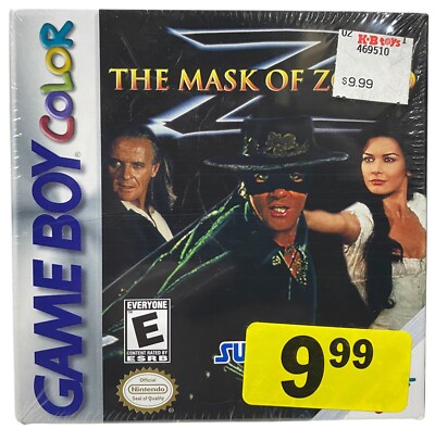 Mask of Zorro (Nintendo Game Boy Color, 1999) for sale online | eBay