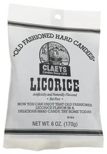 Claey's Old Fashioned Hard Candy Licorice 6 oz