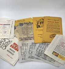 Lot of 15: Vintage Photo Studio Lab Advertising Envelopes Detroit 1930s - 1960s