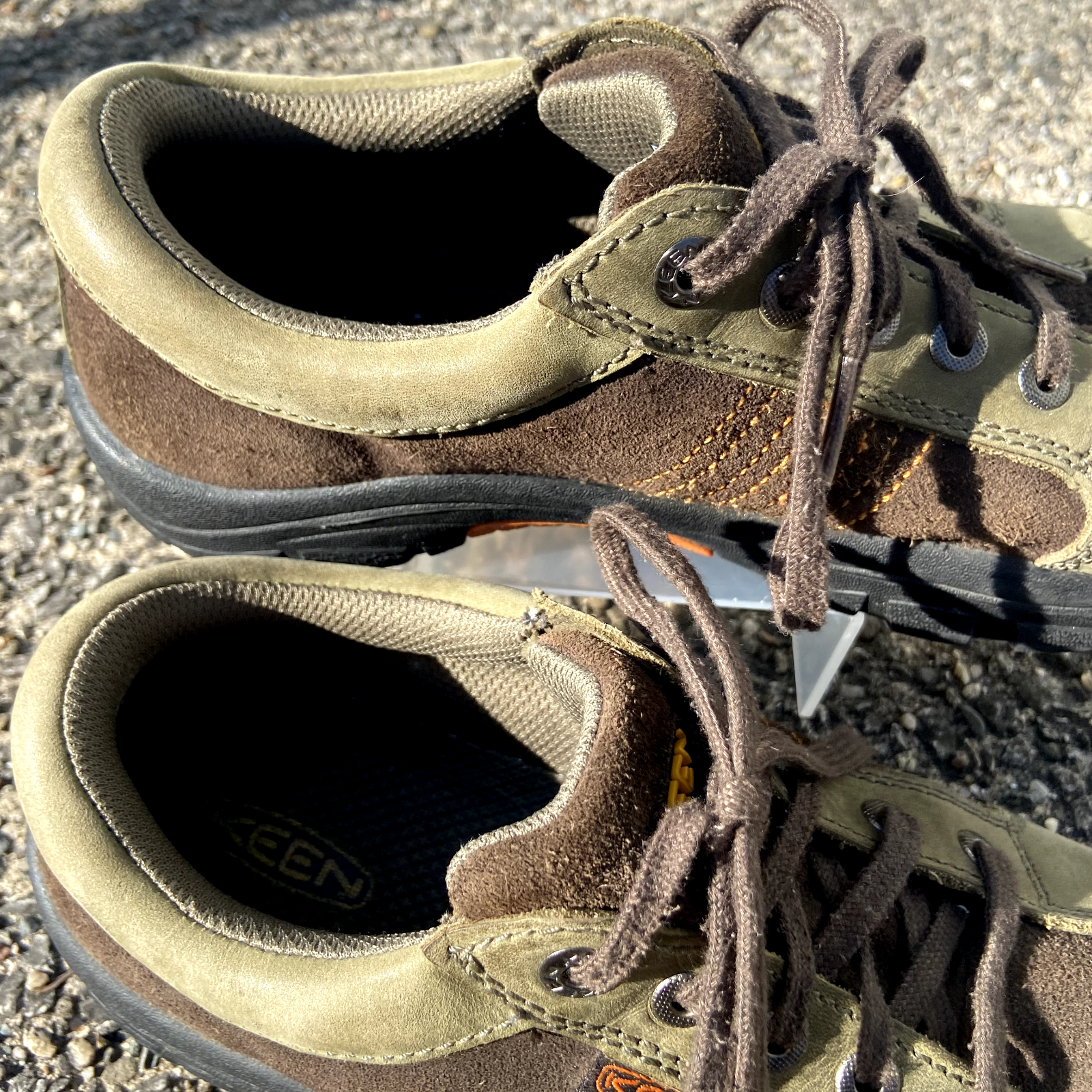 Scarpe uomo Keen taglia 6 passeggio escursionismo marroni giovani stringate pelle EU 39 stringate