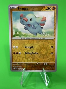 ⭐⭐⭐Pokemon Phanpy S & V Paldean Fates Reverse Holo Common 048/091 NM!!⭐⭐⭐