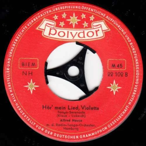 Alfred Hause M. D. Radio-Tango-Orchester 7" Single Mono Vinyl Sch - Bild 2 von 2