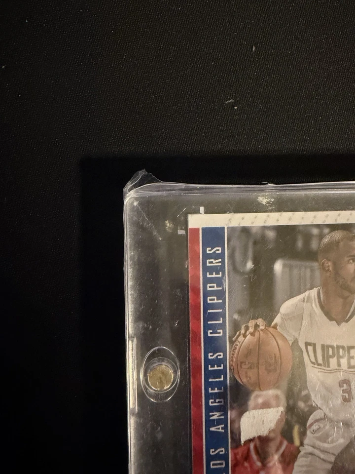 Chris Paul 2016-17 PANINI THREADS GAME USED JERSEY LA Clippers #66 Patch Relic - Image 3 of 4