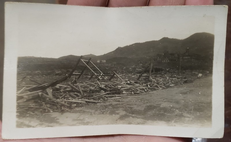 Rare Historical Original Nagasaki Atomic Bomb Aftermath Photo