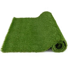 4 x 6 FT Artificial Grass Turf with Drainage Holes Nonslip Bottom 60 OZ Heavy