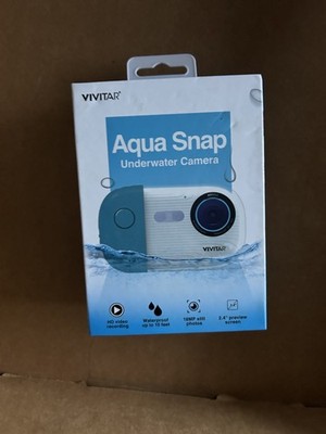 Vivitar Aqua Snap Underwater Camera HD Video Waterproof 16MP 2.4'' Screen