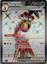 Farigiraf ex 194/162 Ultra Rare Temporal Forces Pokemon Holo Near Mint
