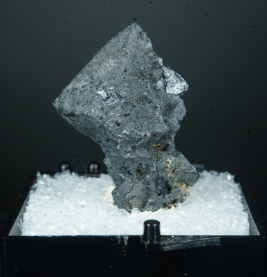 Acanthite / Imiter Mine, Morocco / Thumbnail Perky Box Mineral Specimen