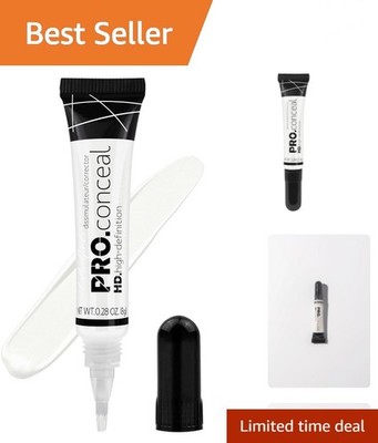 0.28oz HD Pro Conceal Flat White - Matte Coverage with Built-in Brush Applicator