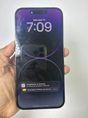 Apple iPhone 14 Pro Max 128GB Deep Purple Unlocked Cracked Back Fully Functional