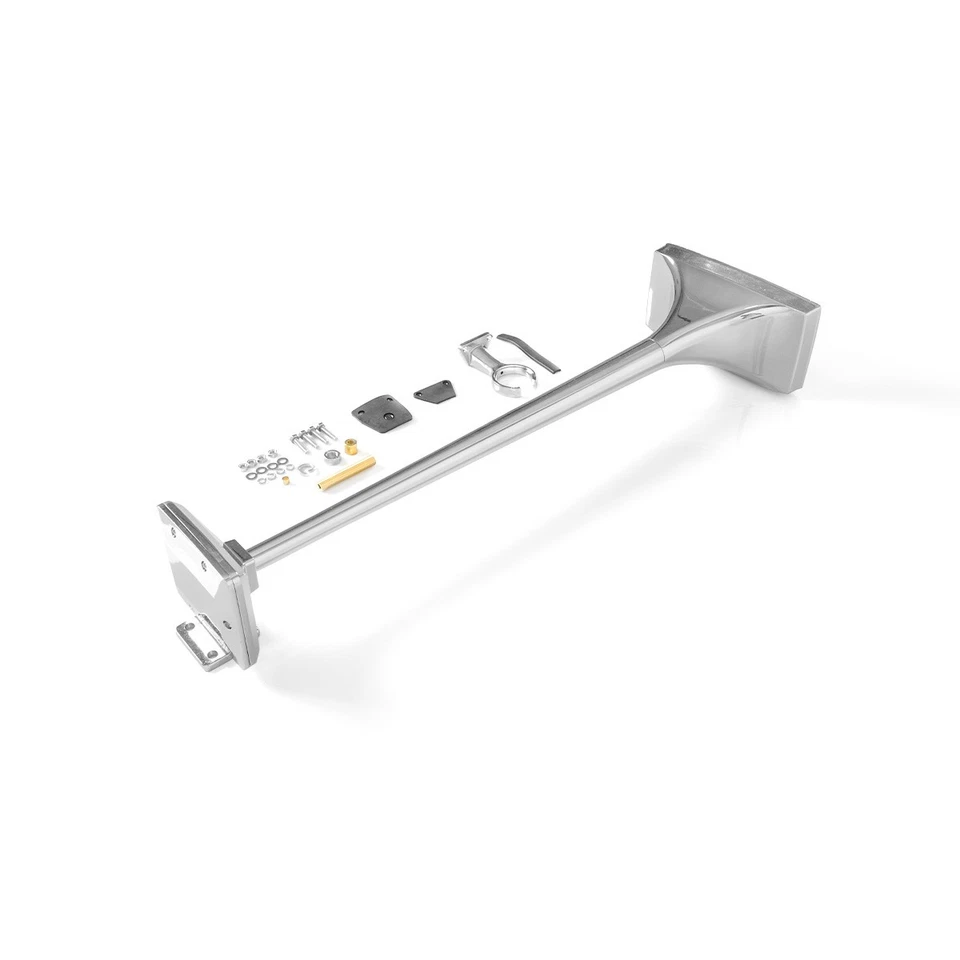 29" Rectangular Air Horn Truck Trumpet Loud Single Tone Roof Horns Kit 12V/24V - Image 4 of 4