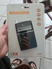 QFX FM/AM R-28 Battery Powered Pocket Sized Radio