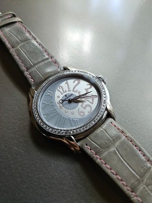 Audemars Piguet Millenary Diamond Bezel Silver Dial; 77301ST; Extra Strap; B&P!