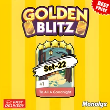 To All A Goodnight - SET 22 ⭐5- Mono_poly_Go golden blitz_Sticker card
