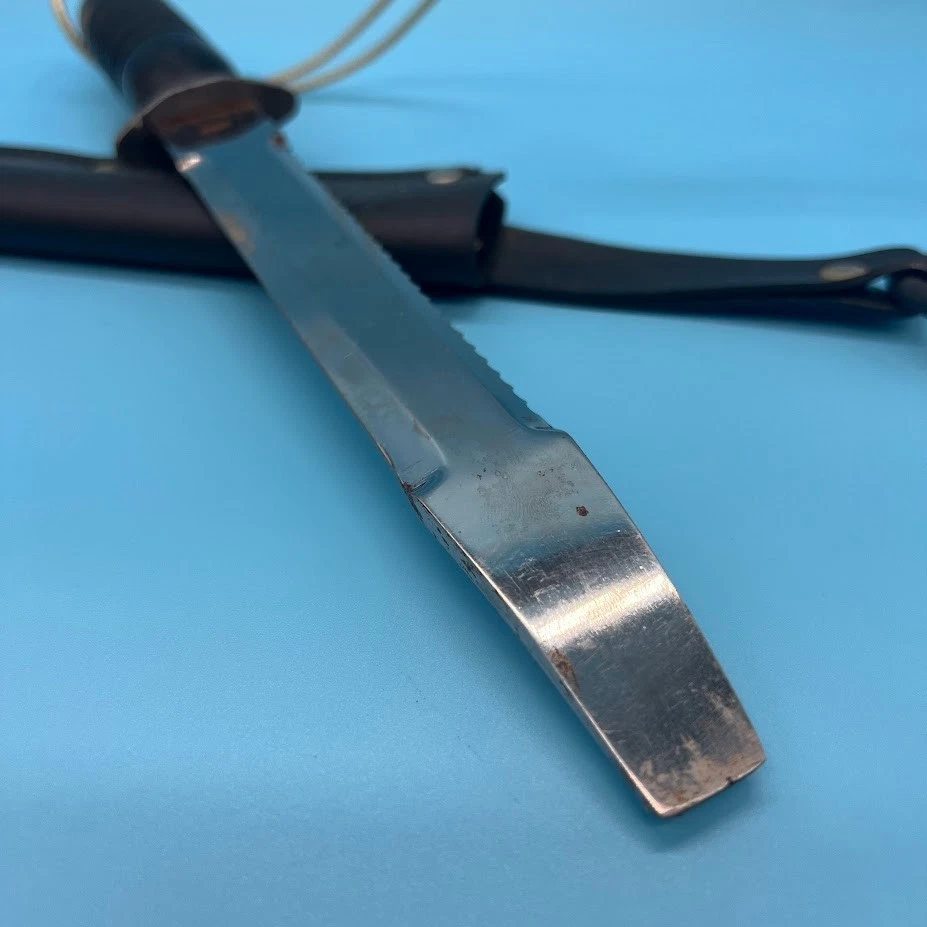 Herramienta de buceo Dacor, cuchillo de buceo o snorkel con estuche Japón hoja de 8" Foto 4 de 4