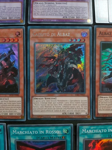 Lotto yugioh Caduto di Albaz Tri Brigata Marchiato in Rosso Lubellion Albion - Foto 20 di 24