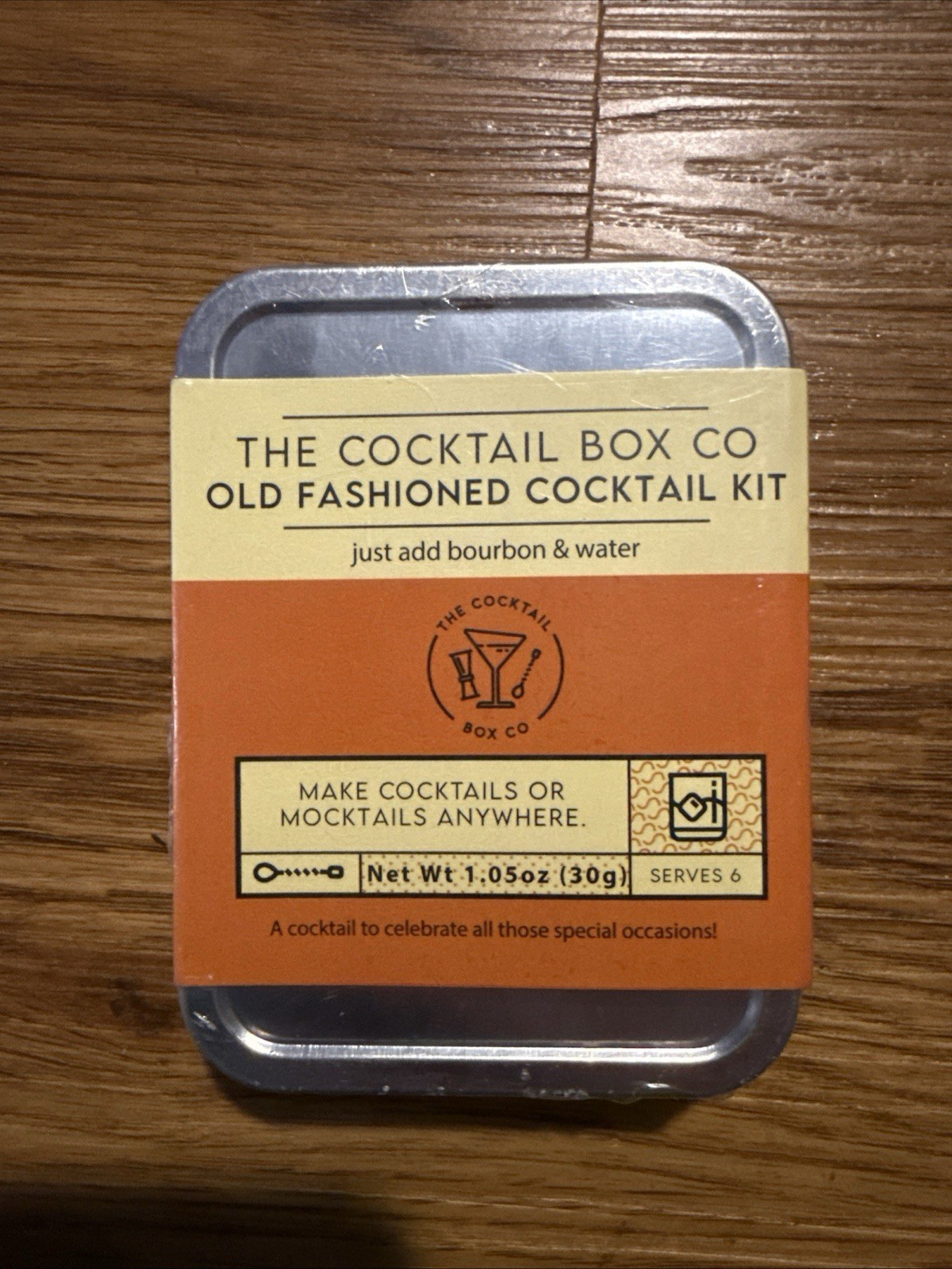 The Cocktail Box Co - Old Fashioned Kit - Just Add Bourbon Whiskey - Serves 6