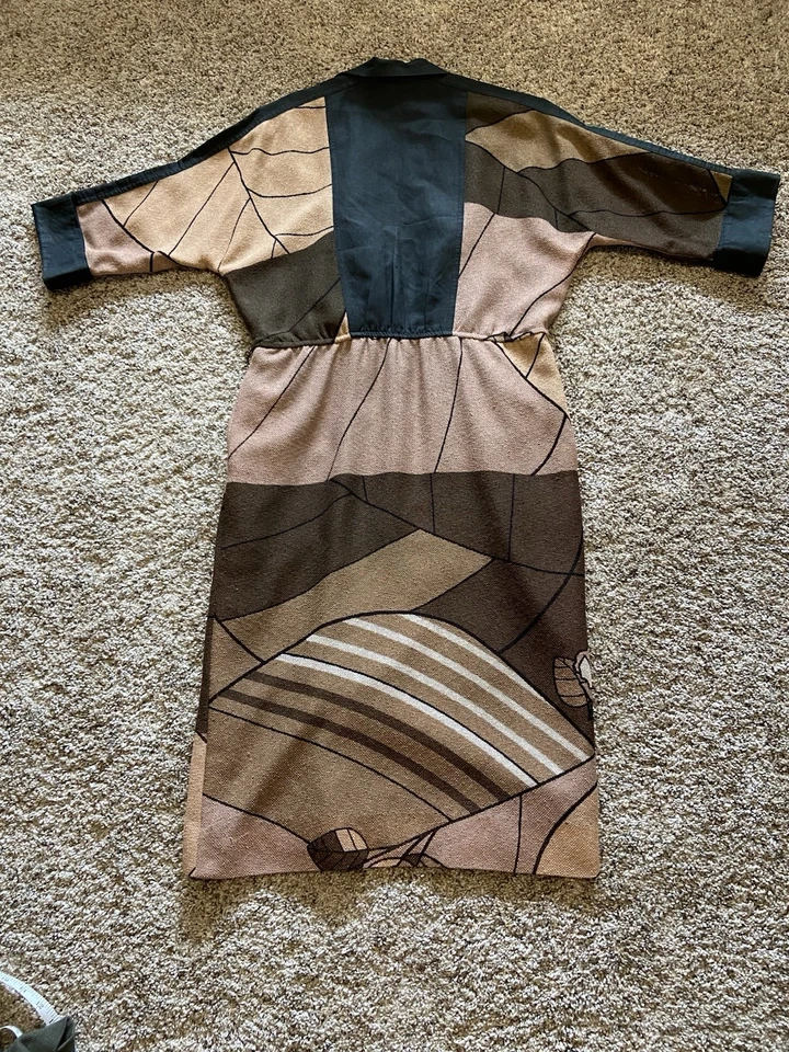 1960s Abstract La Lisette Dress Foto 3 de 4