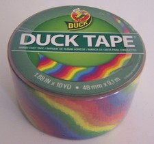 Duck 1.88 in. W X 10 yd L Multicolored Rainbow Duct Tape