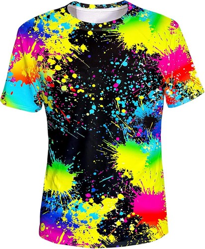 LAIDIPAS Unisex T-Shirt for Men and Women 3D Graphic Tee Adult Novelty Shirt Siz