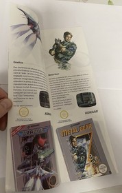 Brochure Catalogue Flyer KONAMI NES Nintendo Metal Gear Tortues Ninja TMNT # 2