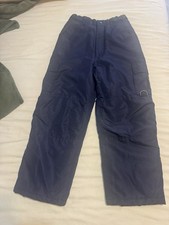 Rothschild Boys Ski Pants Snowboard BZ Below Zero Outdoor Navy Blue Size Medium