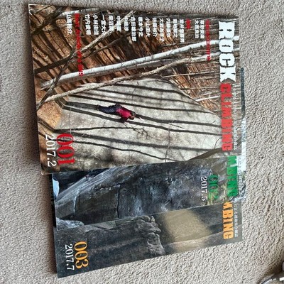Rock Climbing Mag Issues 001-003 Climbing Magazine All-Color Rare